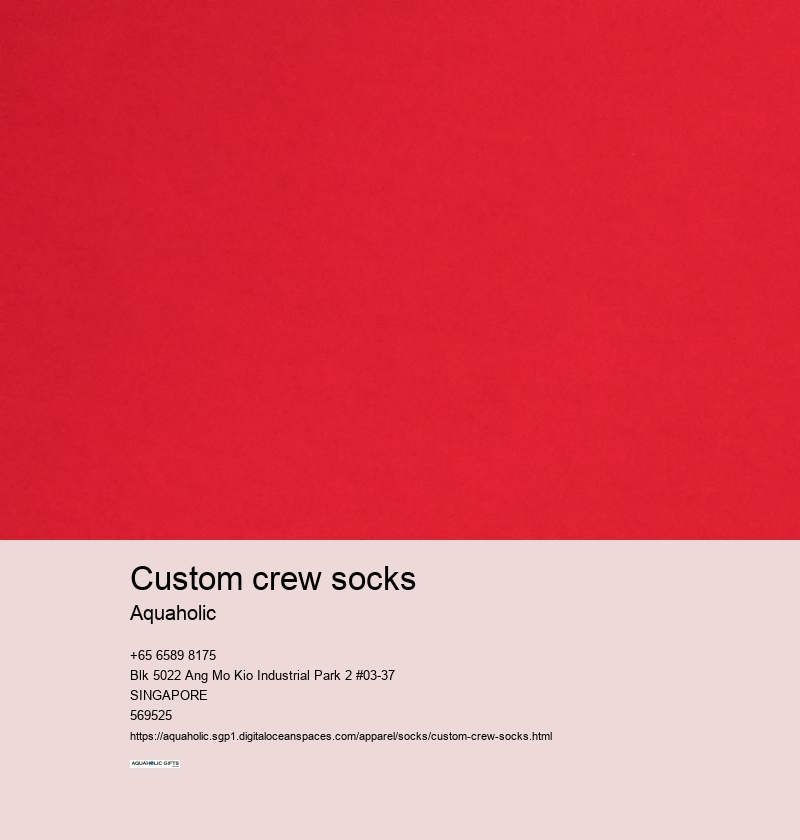 custom crew socks