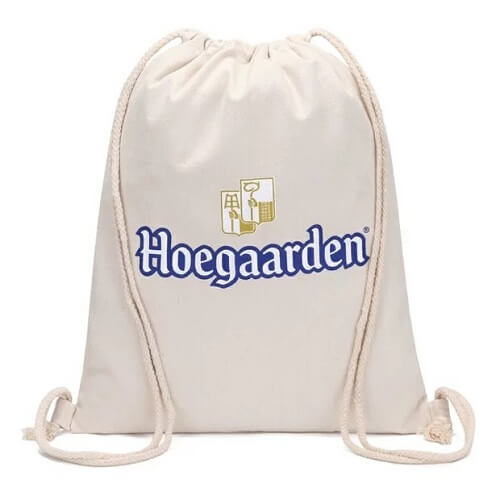 personalised cotton drawstring bag