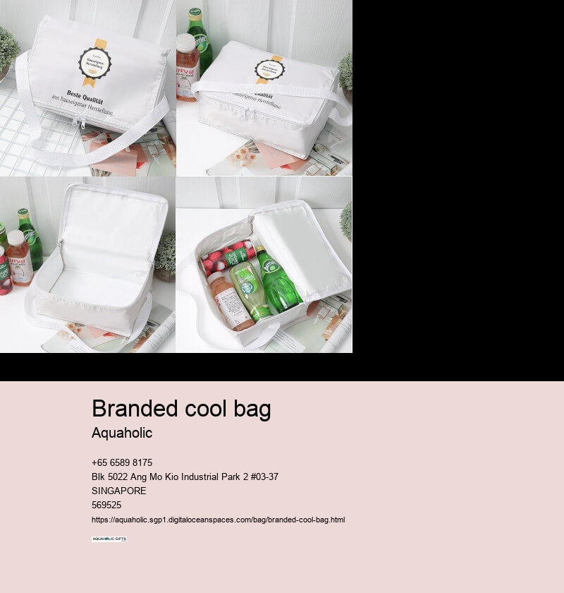 branded cool bag