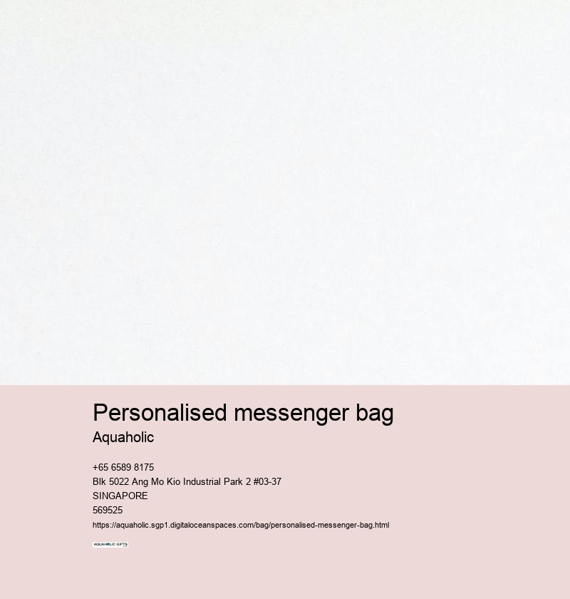personalised messenger bag
