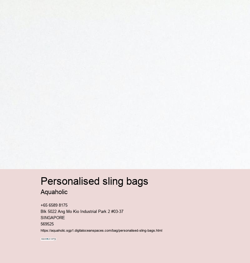 personalised sling bags