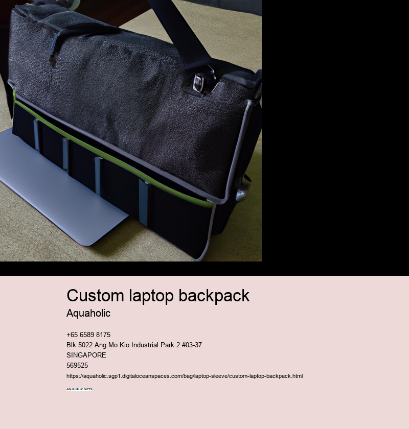 custom laptop backpack