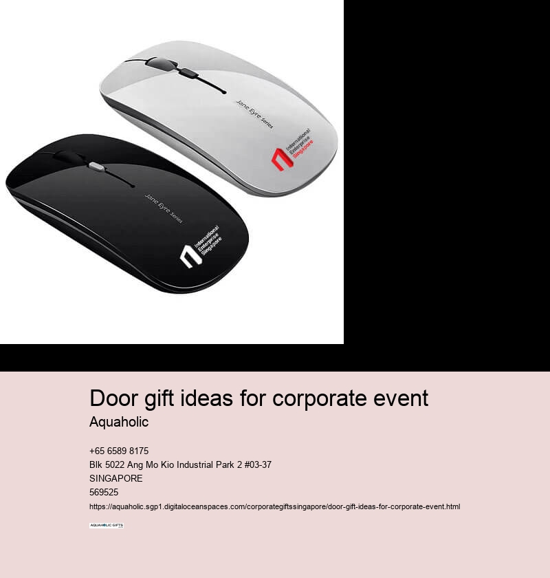 door gift ideas for corporate event