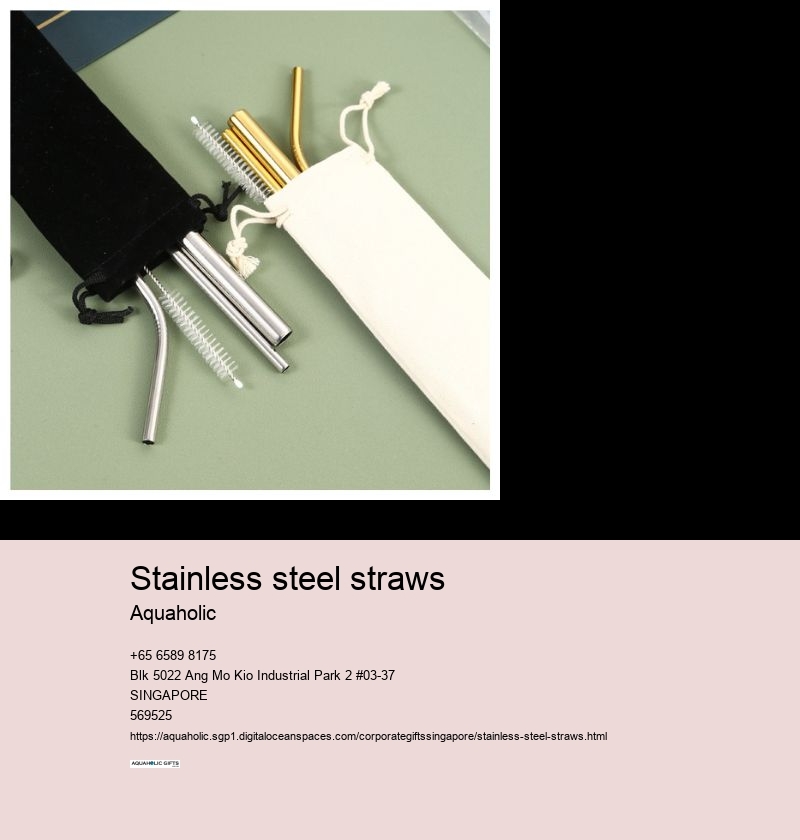 stainless steel straws